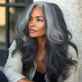 NOVA- GREY | WEFT HAIR