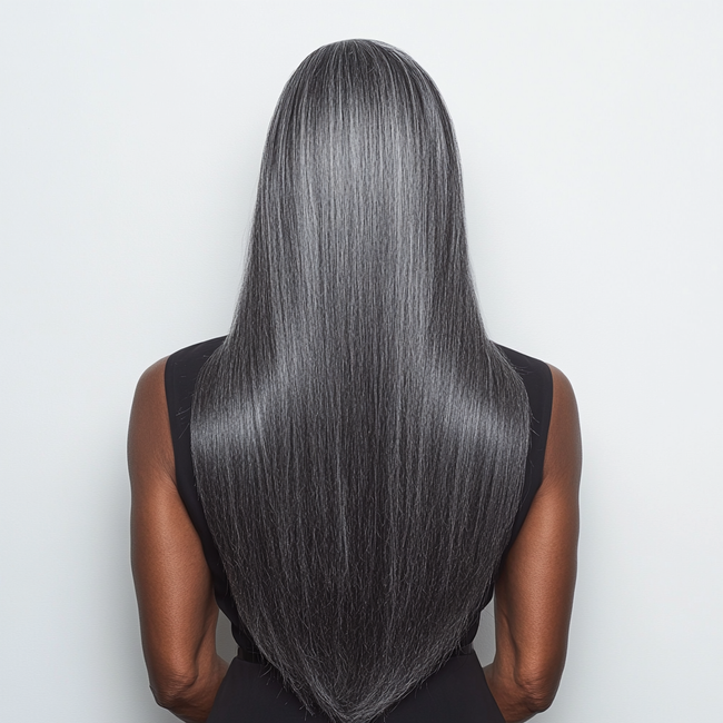 NOVA- GREY | WEFT HAIR